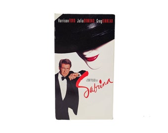 1995 Sabrina . Harrison Ford, Julia Ormond, Greg Kinnear movie . VHS tape