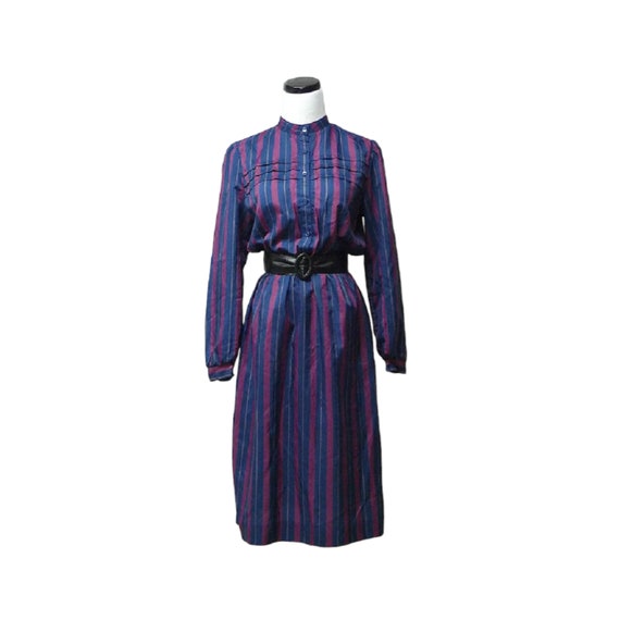 70s Nancy Greer Secretary Poly Dress . Size 10 . Medium - Etsy