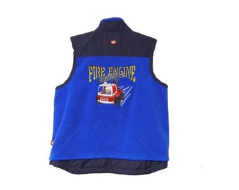 00's Lego Wear Rescue Worker fleece vest jacket . 3T