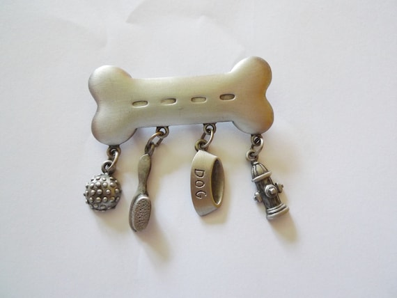 DOG LOVER . 80s  ©JJ Jonette Jewelry brooch - image 2