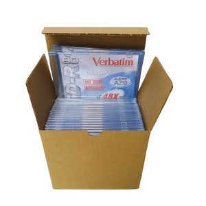 Verbatim DataLifePlus Super AZO CD-R 700 MB (80分)。ケース付き20枚入り箱