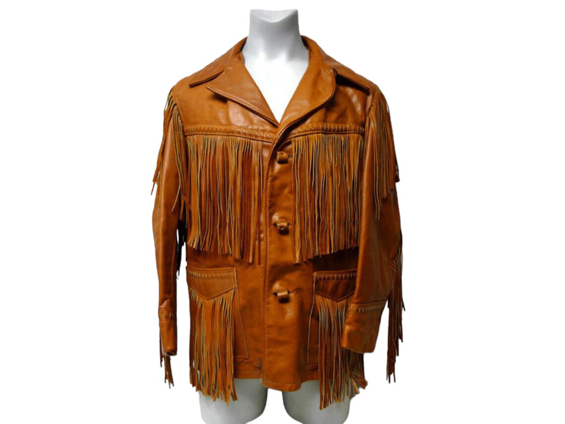 Schott Fringe Jacket - Etsy Schott Fringe Jacket - Etsy