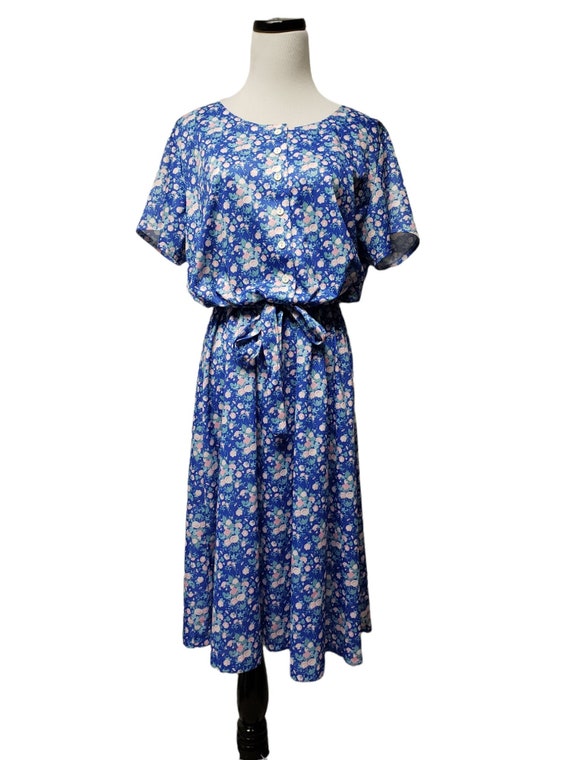 70s - 80s Haband For Her floral printed polyester… - image 2