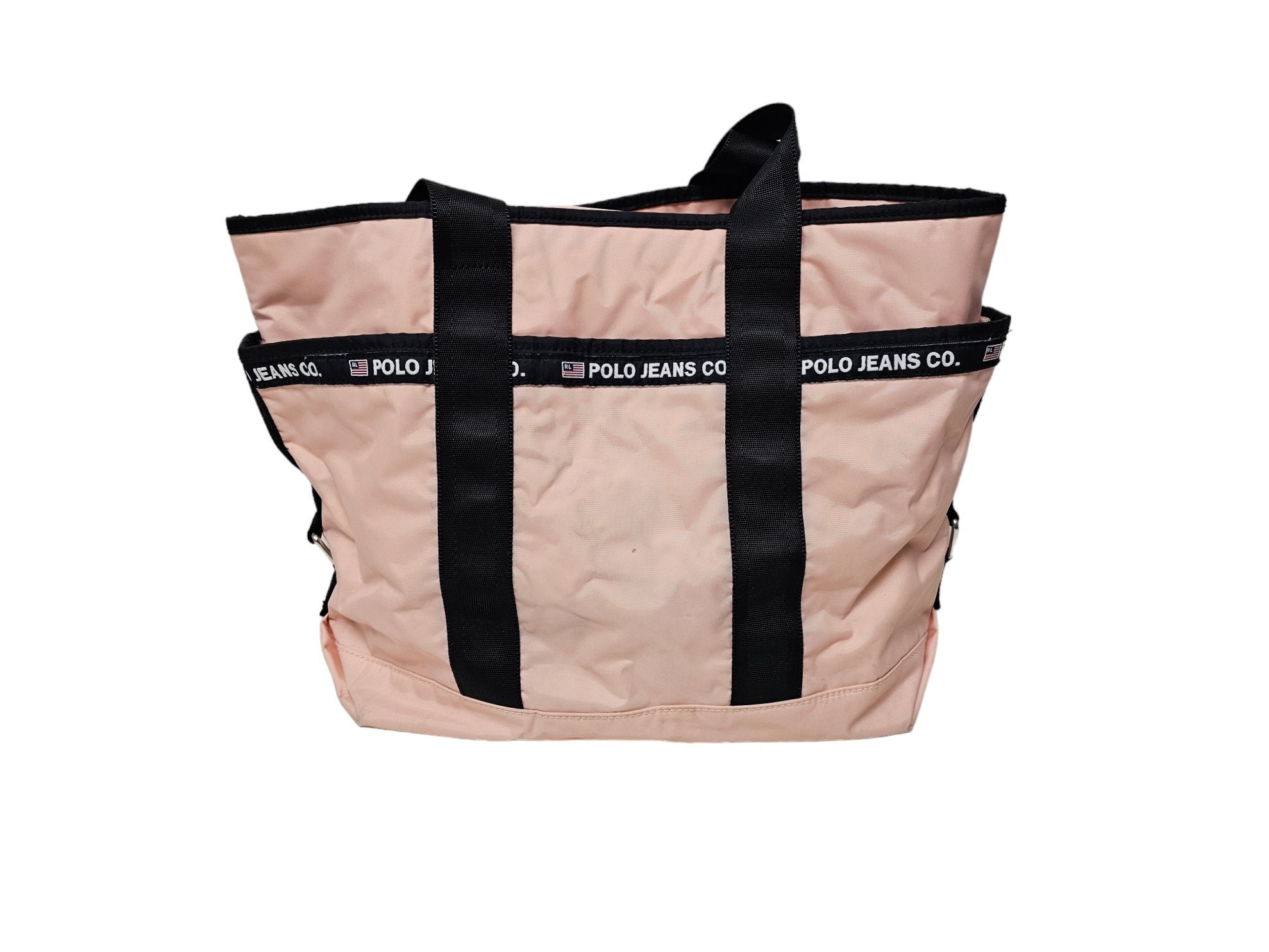 Y2K Ralph Lauren Polo Jeans Co. pink tote