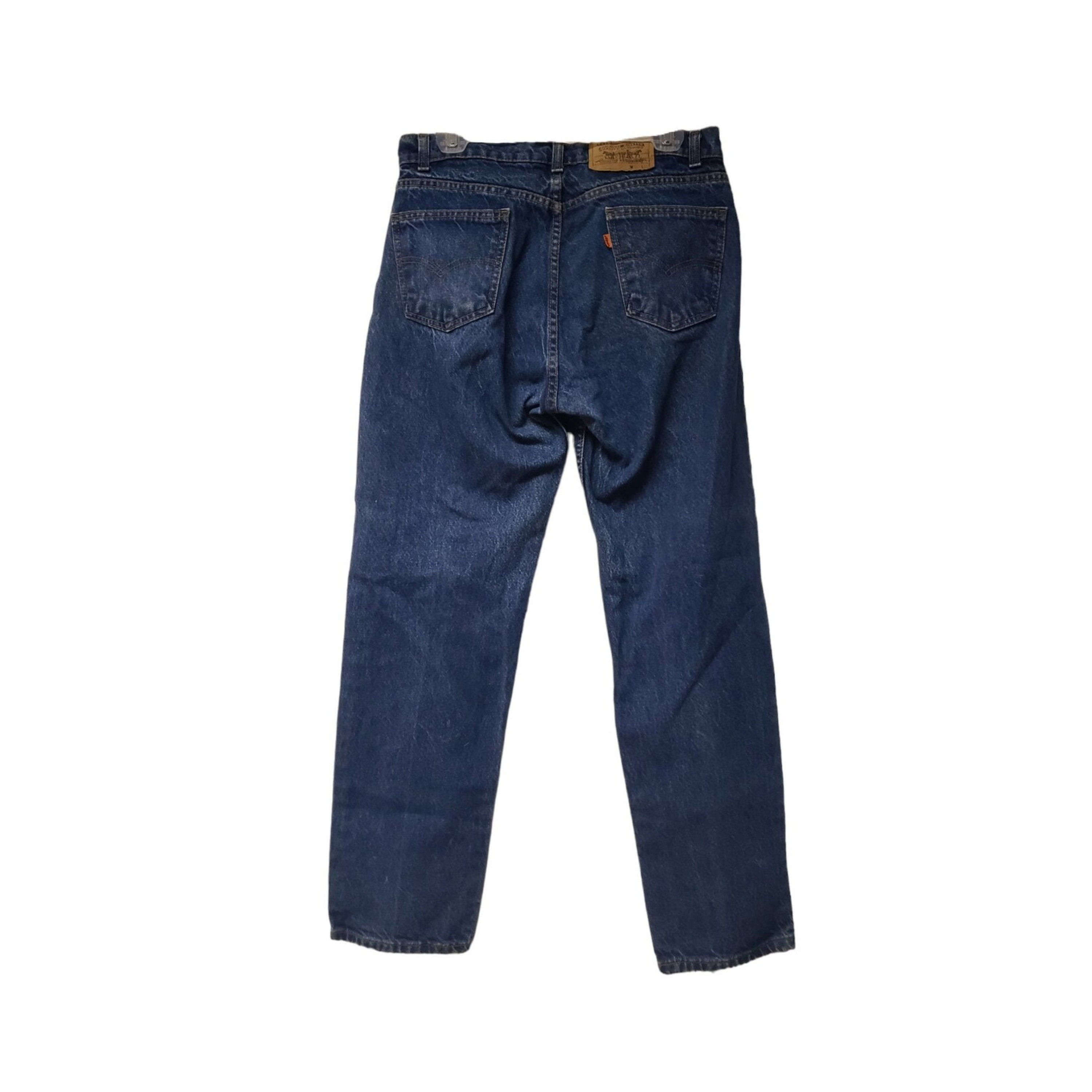 パンツ Levi's Orange Tab 505 MADE IN USA Orange Tab Levis 505 Jeans USA Vintage 1996 Blue Denim 33x31