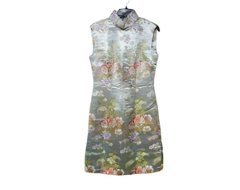 00&#39;s McCall&#39;s cheongsam with classic mandarin collar dress . size 10