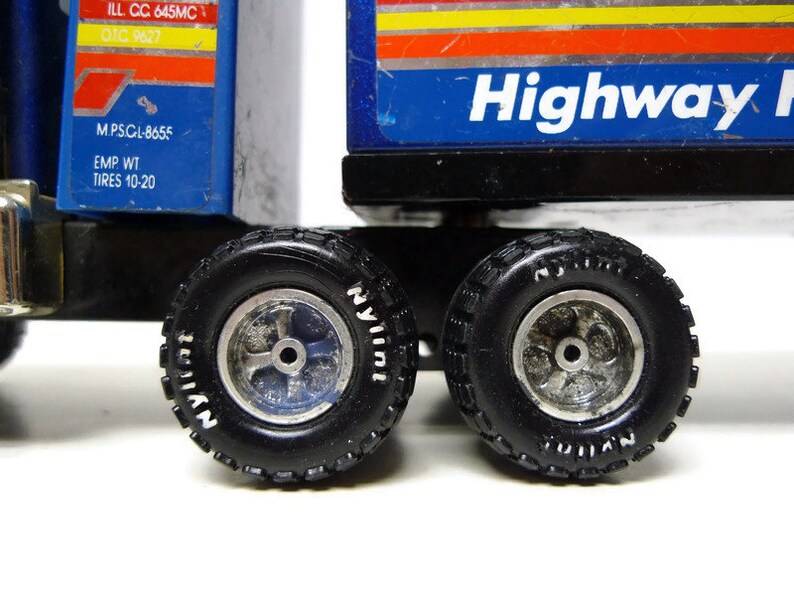 Blue Dart Highway Hauler Express . Nylint Pressed Steel Toy Etsy