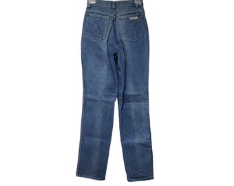 Vintage 80s Calvin Klein High Rise Jeans - Faded Denim Size 9