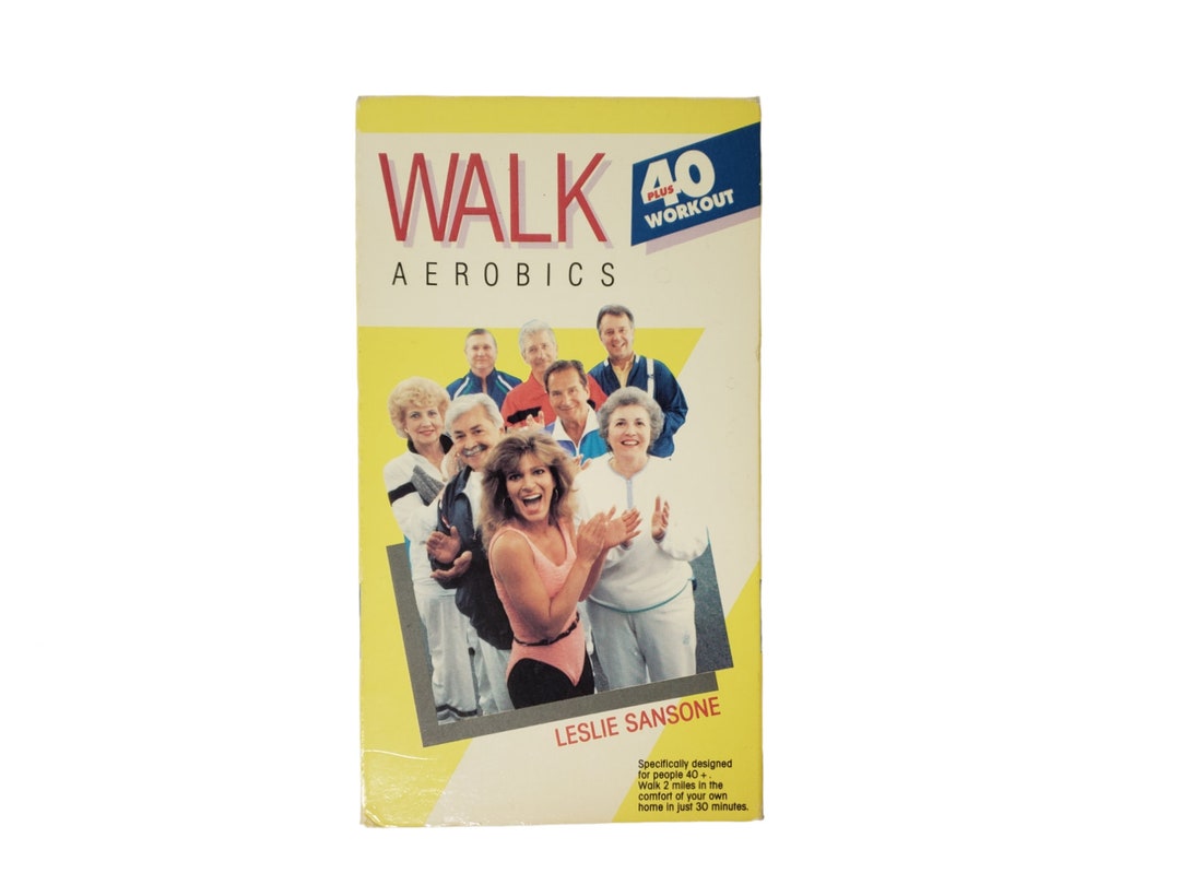 1990 Leslie Sansones 40-plus Workout Walk Aerobics Fitness - Etsy