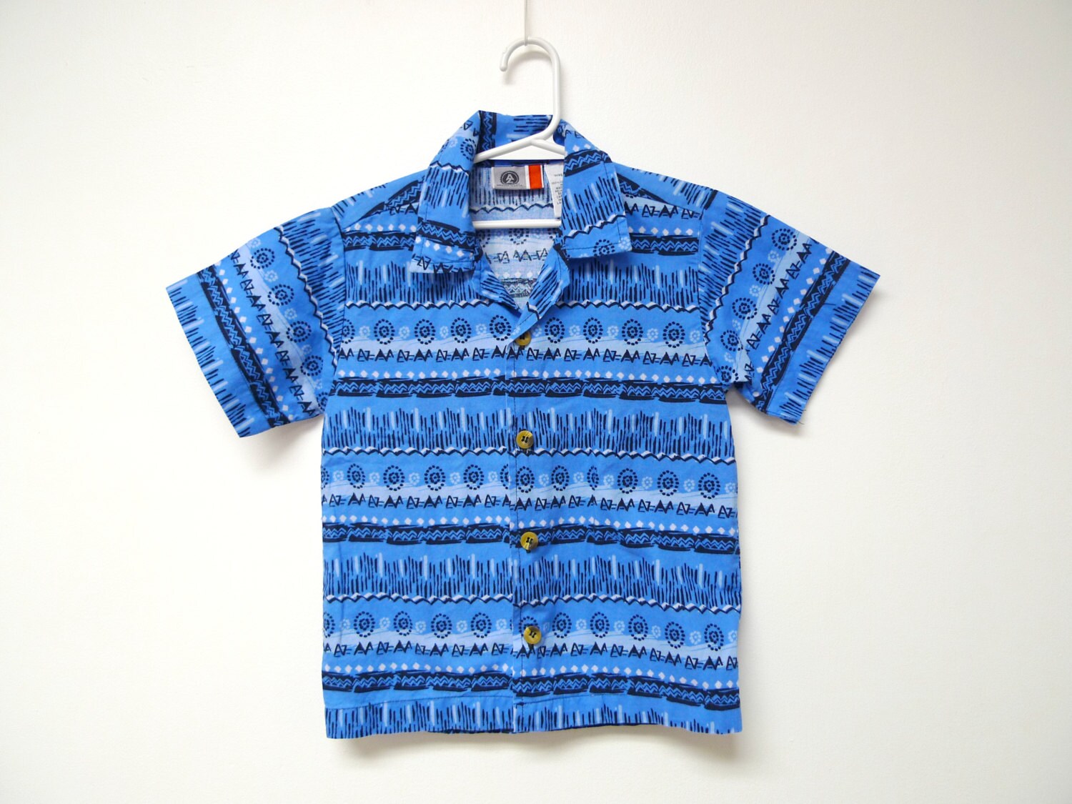 SUMMERTIME BLUES . Boy's Button Down 