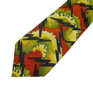 90s Grateful Dead . Back Drop First Set . 100% imported silk necktie . made in USA
