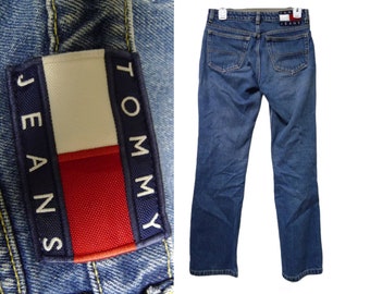 Tommy Hilfiger . 90s hipster flare denim jeans . size 5