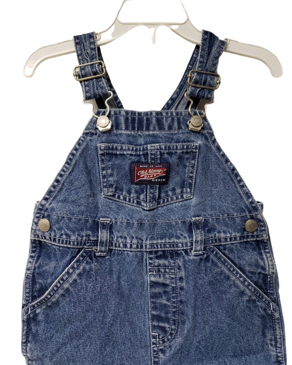 2001 Old Navy Baby denim overall . size L / 12 - … - image 3