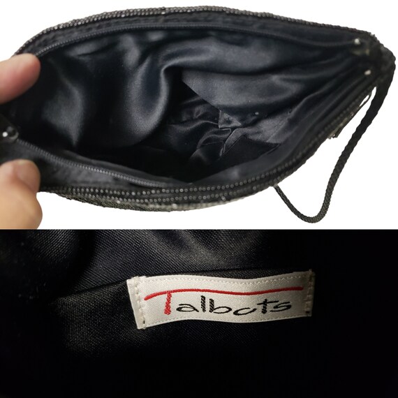 90s Talbots chevron pattern micro-beaded fringe b… - image 10