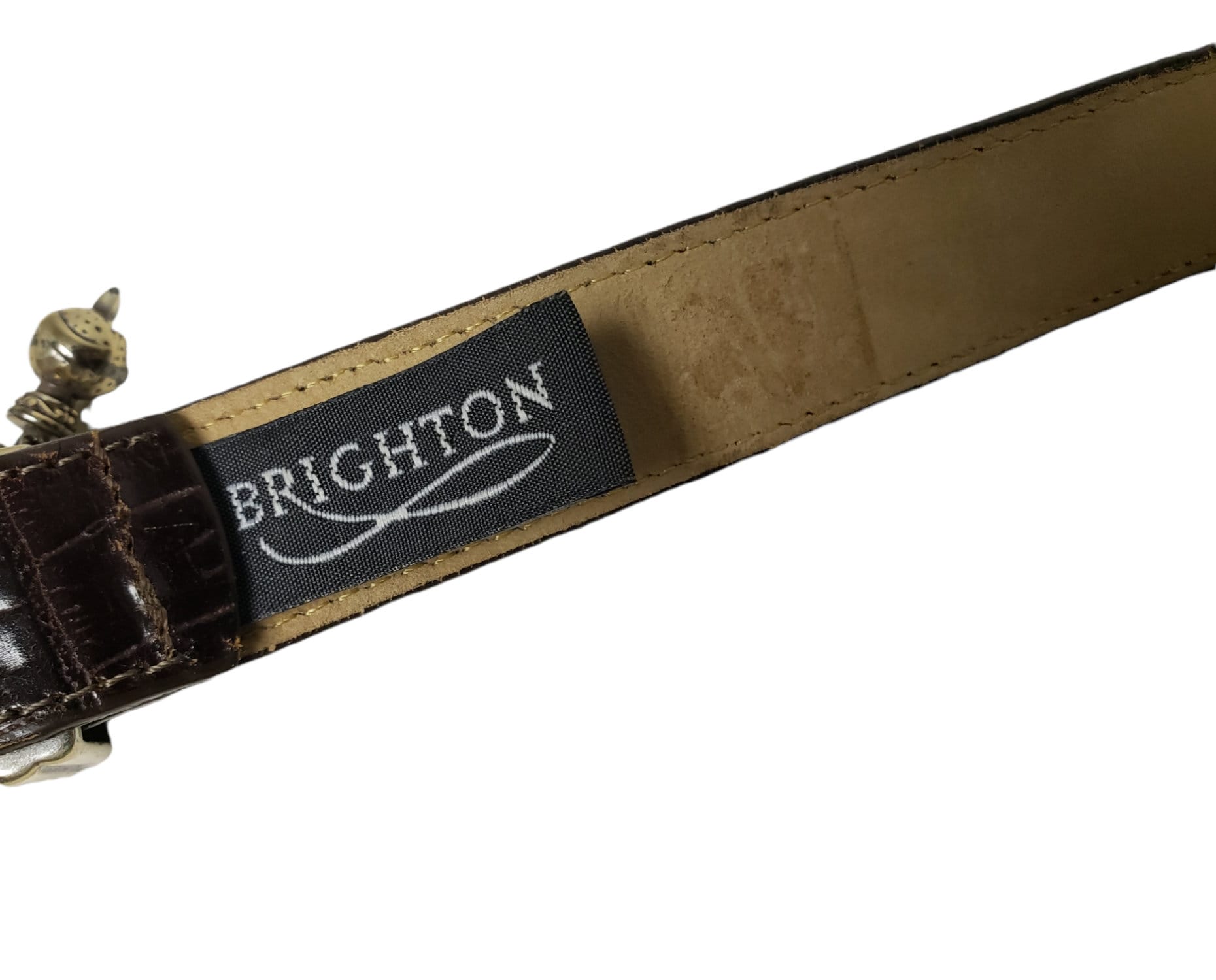 90s - 00s Brighton Golf charms leather belt . size M - L / 32 . crafted in USA 90s - 00s Brighton Golf Charms Leather Belt . Size M - L  main image 4