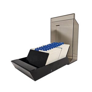 80s - 90s Rolodex VIP35C covered file organizing system . made in USA