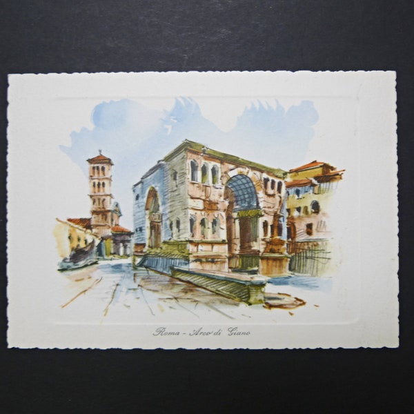 Rome . watercolor print postcards