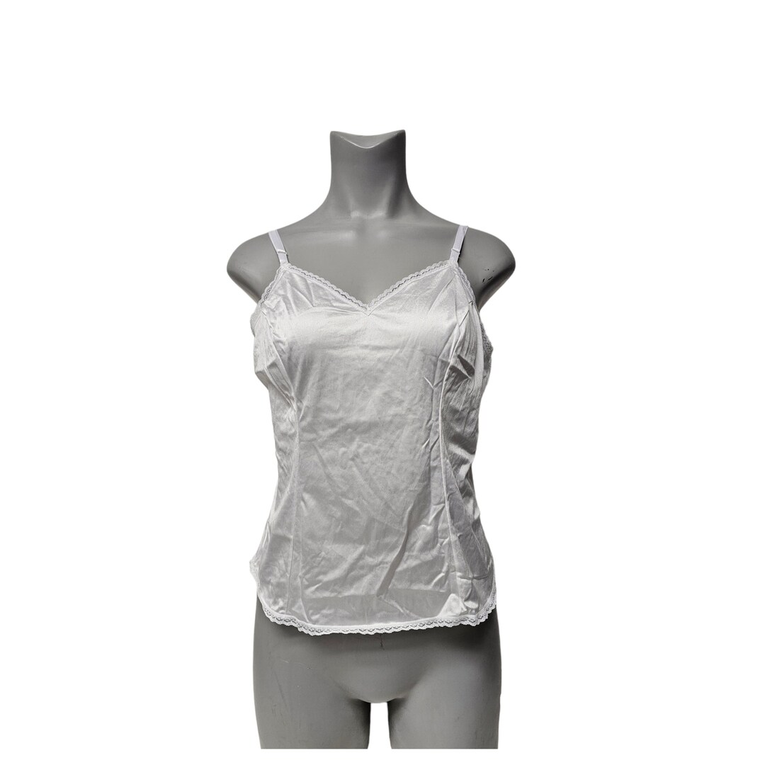 Chemisier Femme Vanity Fair Taille M/40 - Rose - 100% Nylon - Manches Courtes - Col V