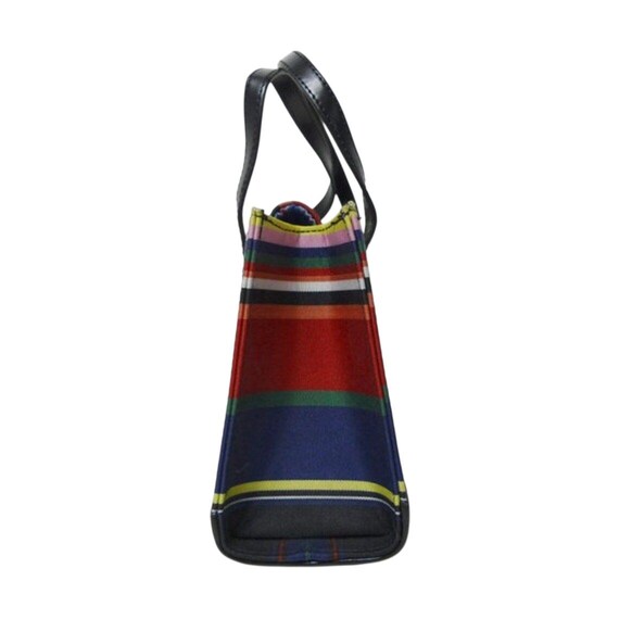 90s - 00s multi-color stripe double handle mini b… - image 4