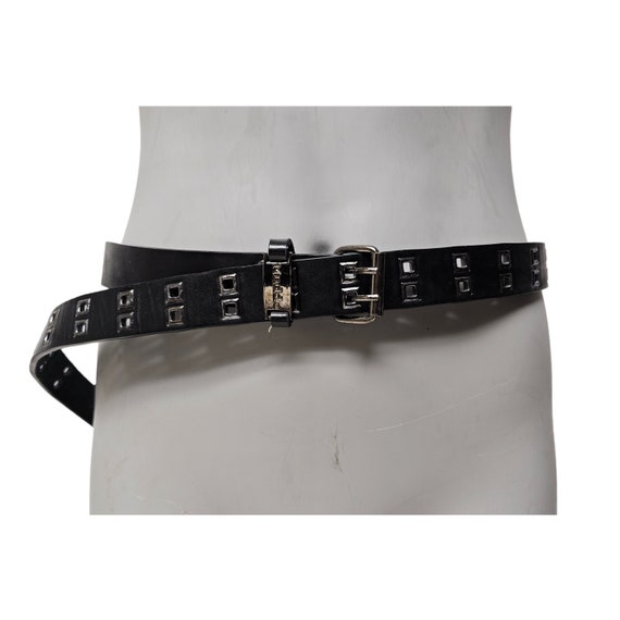 LSLHNMG Y2k Belt Cowboy Belt Western Belt Ladies Belts Black White Belts  (Color : Golden, Size : 105cm) at  Women's Clothing store