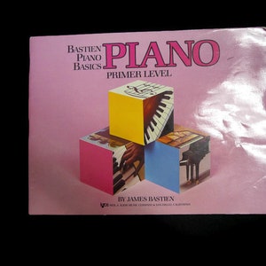 1985 Bastien Piano Basics Piano Primer Level libro tascabile