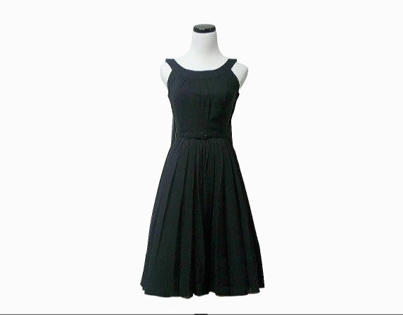 50s Jr. Theme chiffon cape back dress . fits XS t… - image 2