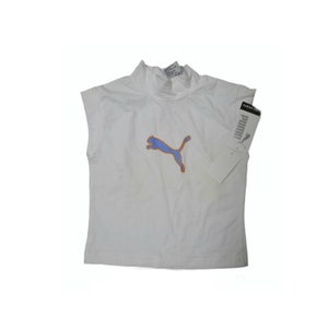 DEADSTOCK! Y2K Puma Sports cap sleeve cropped top . junior size M (10 / 12)