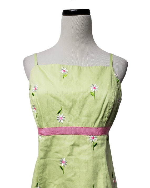 90s - 00s  Lilly Pulitzer pink and white daisy fl… - image 3