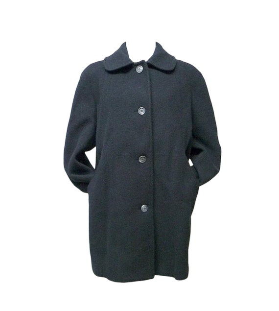Winter Time by Herman Kay . wool coat . size 10P - image 2