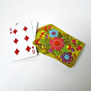 1960 vintage playing cards . 1 set image 3