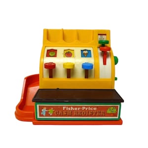 1974 Fisher Price toy cash register #926