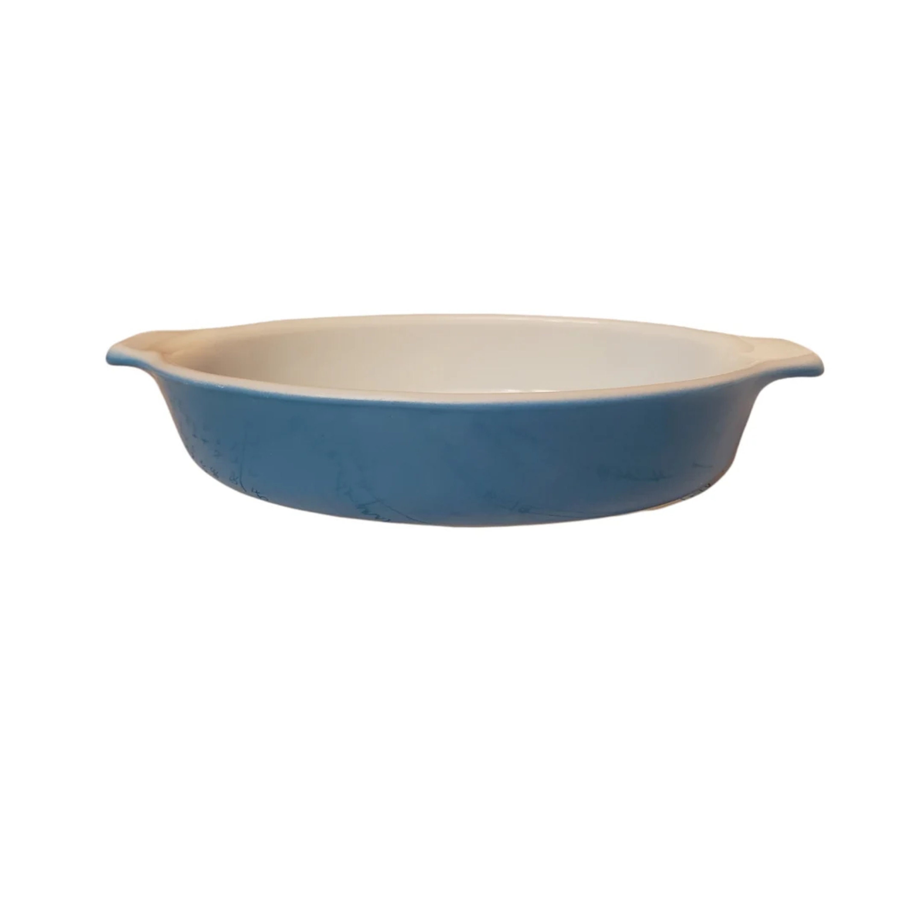 Vintage 70s Pyrex Blue Au Gratin Bowl: USA Made, 10 Oz - Etsy Hong