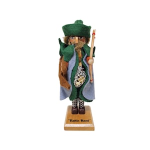 90s 1996 Steinbach Nutcrackers . Tales of Sherwood Forest "Robin Hood" . handmade in Germany