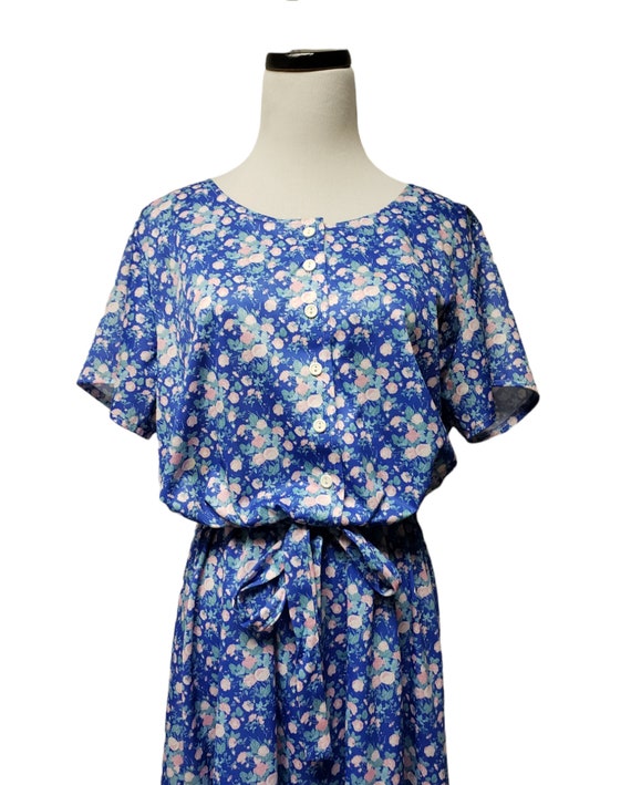 70s - 80s Haband For Her floral printed polyester… - image 3