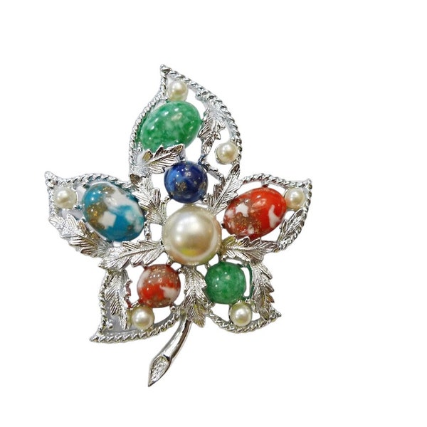 1967 Sarah Coventry "Fantasy" Demi Parure brooch