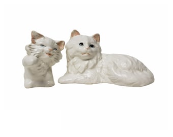 Persian cats . set of 2 ceramic indoor planter