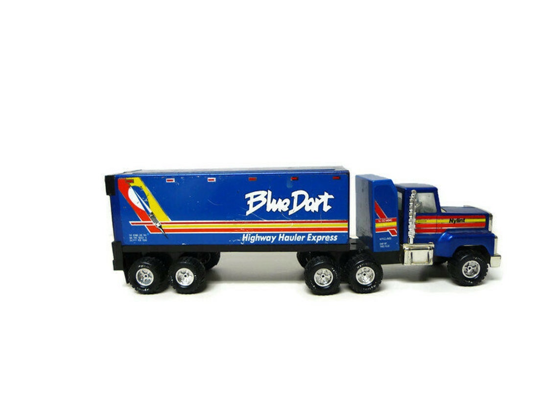 Blue Dart Highway Hauler Express . Nylint Pressed Steel Toy Etsy
