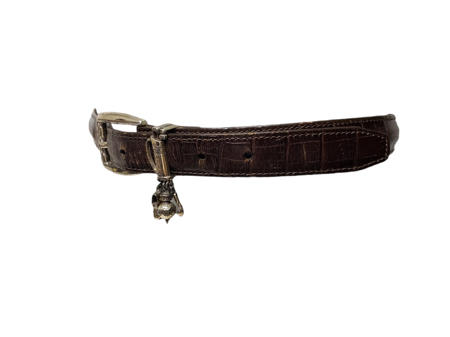 90s - 00s Brighton Golf Charms Leather Belt . Size M - L  display picture 3