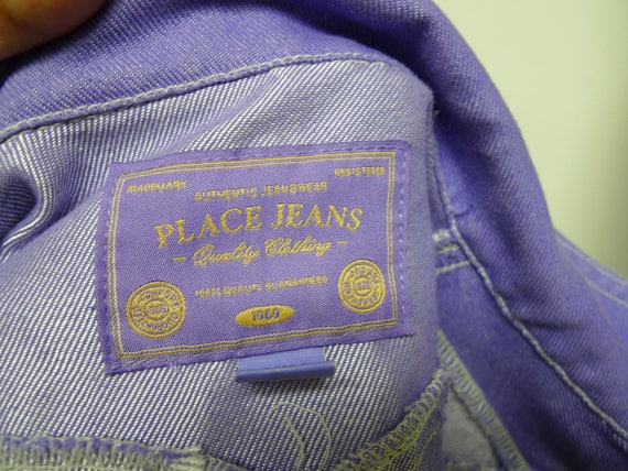 90s Children's Place purple metallic poly cotton … - image 6