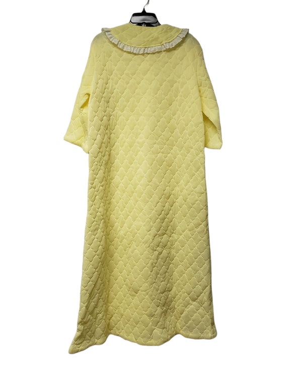 60s - 70s Montgomery Ward quilted evening robe . … - image 3