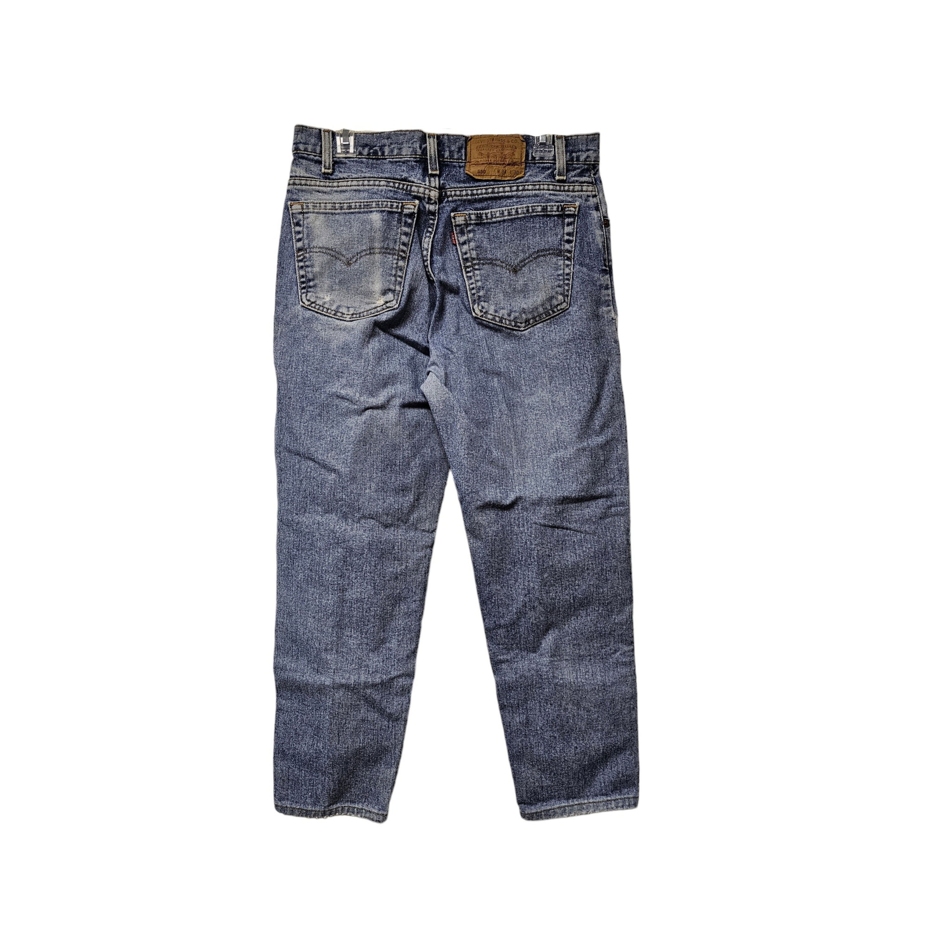 levi's 550 USA製　W34 L30 vintage wash 90s 90s Levi's 550 Blue Denim Jeans . W34 L30 . Made in USA - Etsy