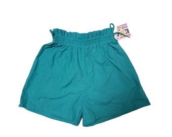 DEADSTOCK 80s Kids Count high rise shorts . youth L / 14