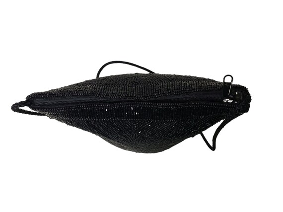 90s Talbots chevron pattern micro-beaded fringe b… - image 7