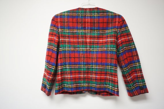 PENDLETON wool plaid jacket . size 10 . made in U… - image 2