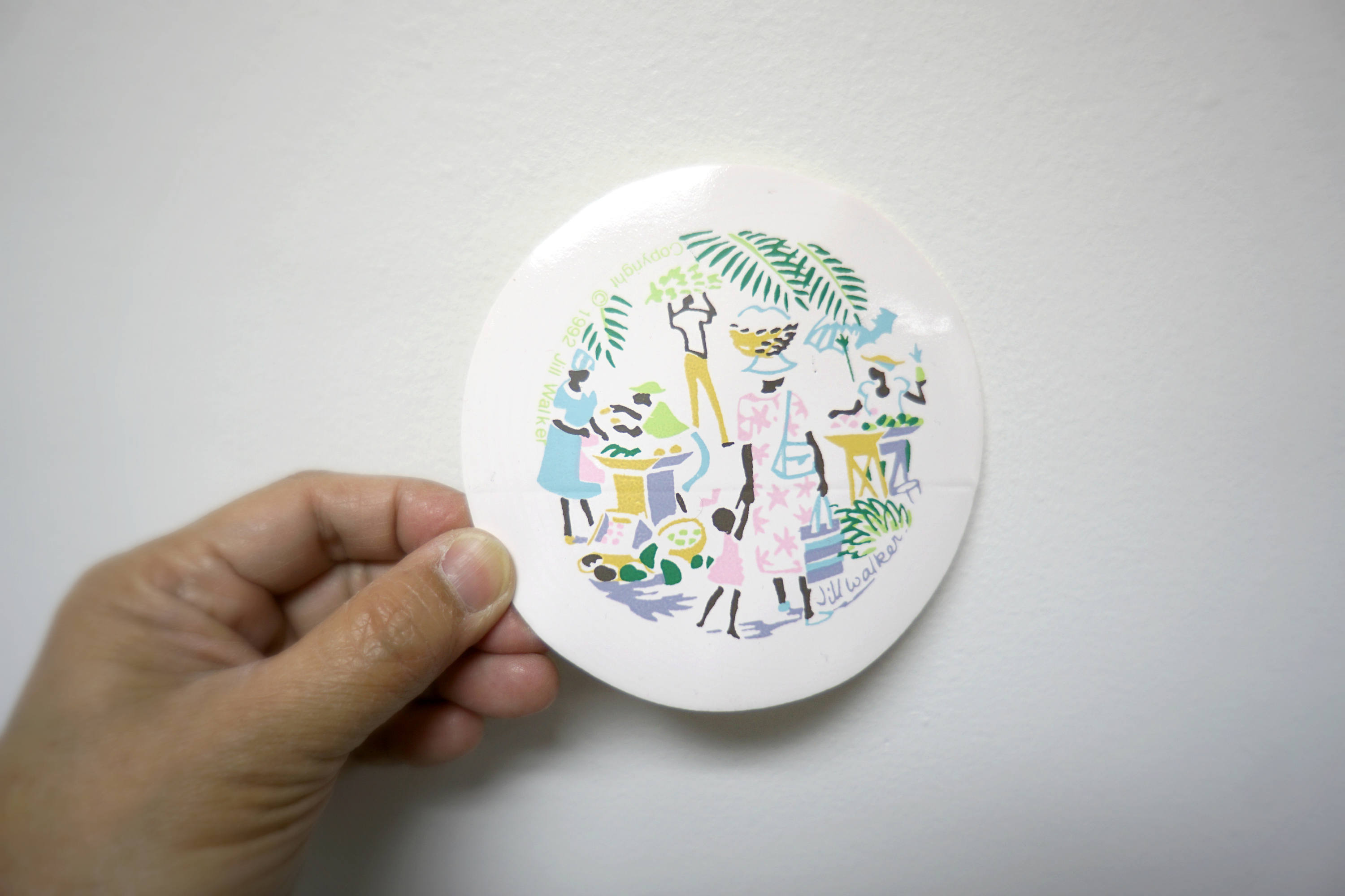 1992 Jill Walker's Barbados PVC Coaster . Set of 4 Etsy Canada