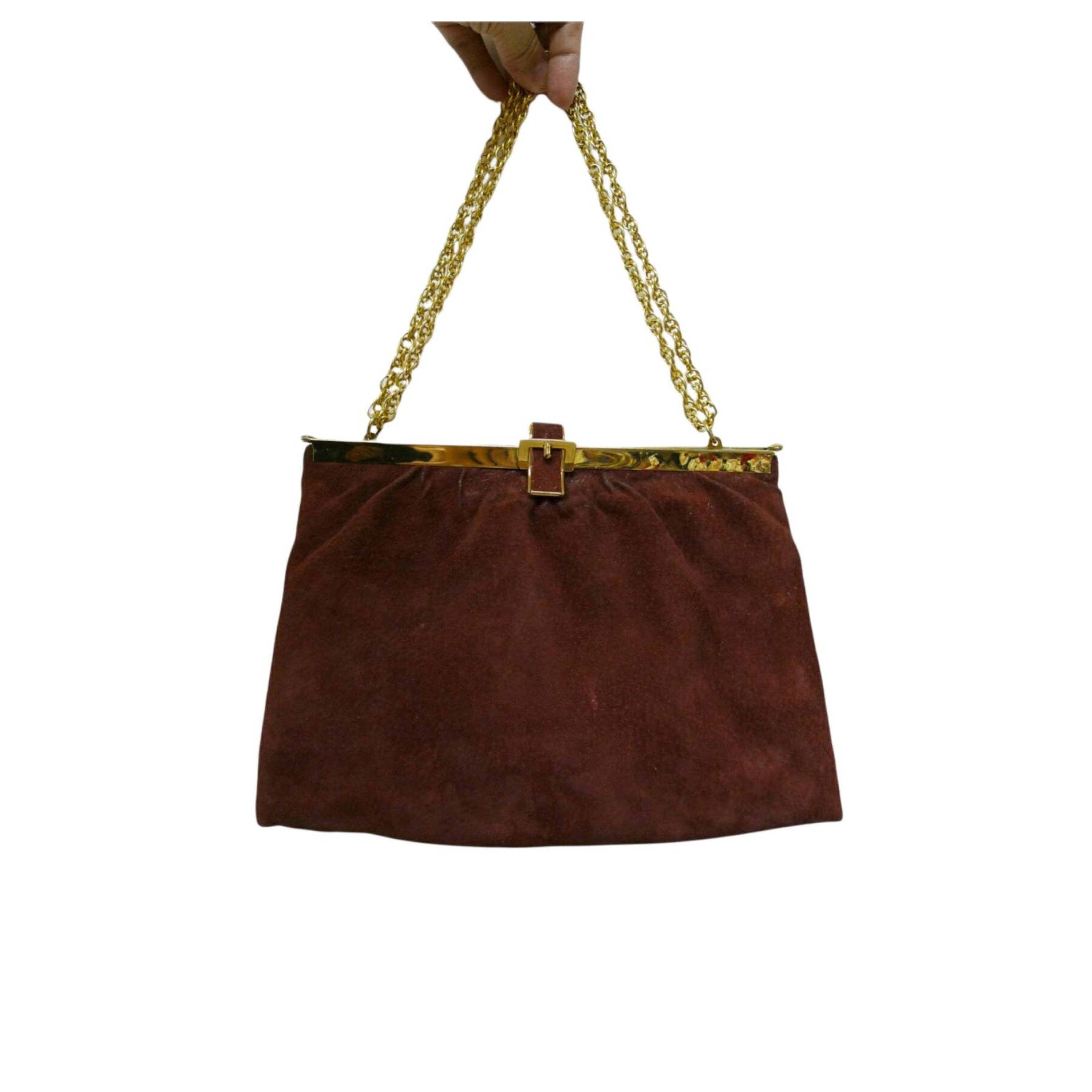 Lisette Clutch Purse - Etsy VTG 60s Lisette leather handbag / clutch main image 1