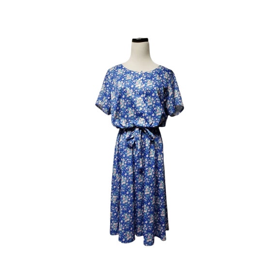 70s - 80s Haband For Her floral printed polyester… - image 1
