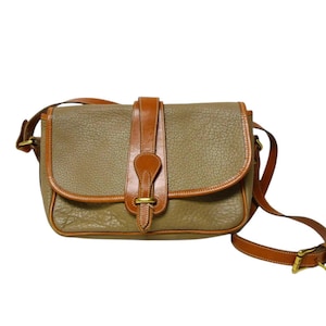 1990s Dooney and Bourke Equestrian shoulder bag . large .  made in USA