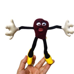 1988 CALRAB California Raisins  . Hardees collectible bendable toy by Applause