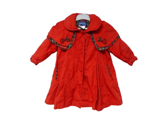 Rothschild . red pleated coat . size 2T - image 1